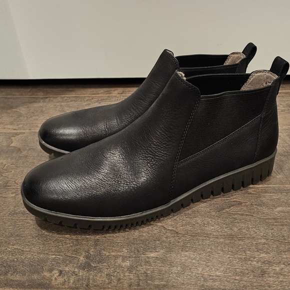 New Dansko Women's Louisa Black Burnished Leather Ankle Booties sz 42/US 11.5-12 - Picture 6 of 9